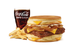 Grilled Cheese Cheeseburger Single Combo