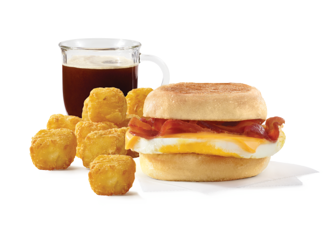 Classic Bacon Egg & Cheese sandwich combo