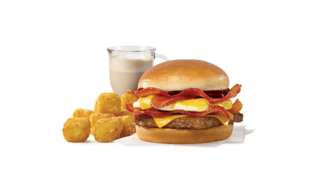 Breakfast Baconator Combo, HP Brown Sauce