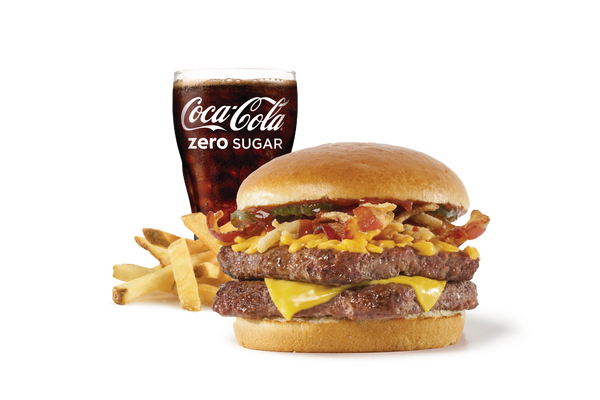 BBQ Bacon Melt Cheeseburger Double Combo