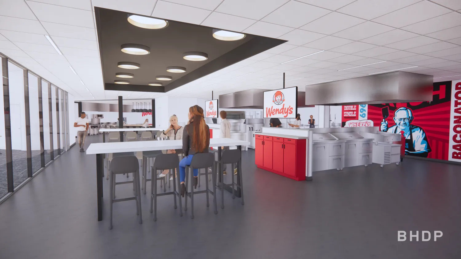 rendering of culinary center
