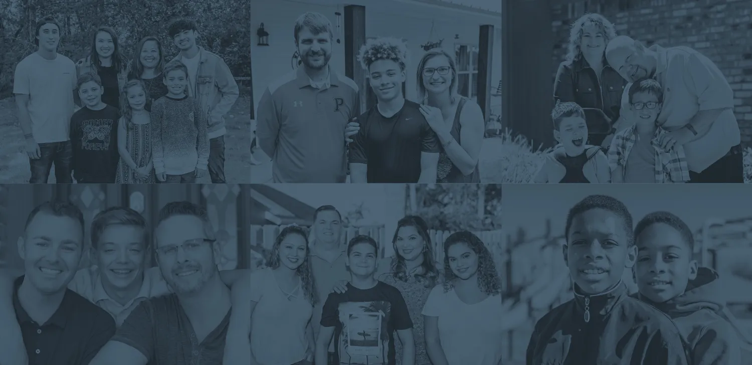 montage of adoption images