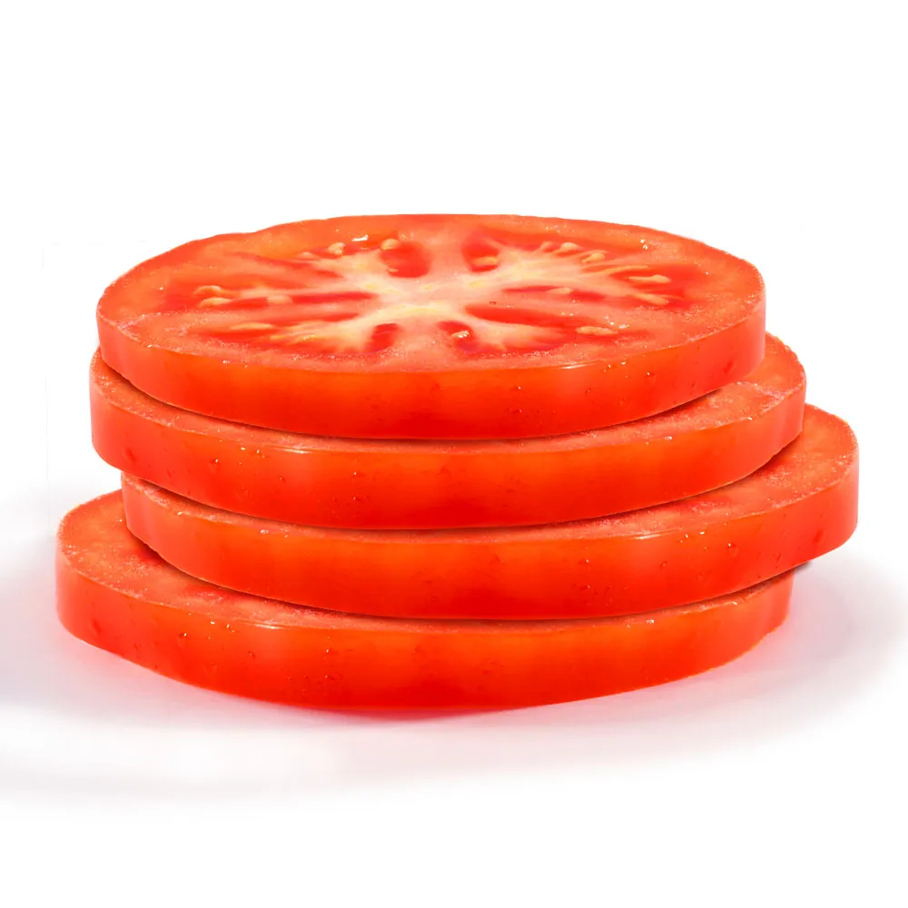 Tomates maduros desde la mata cultivados en invernadero