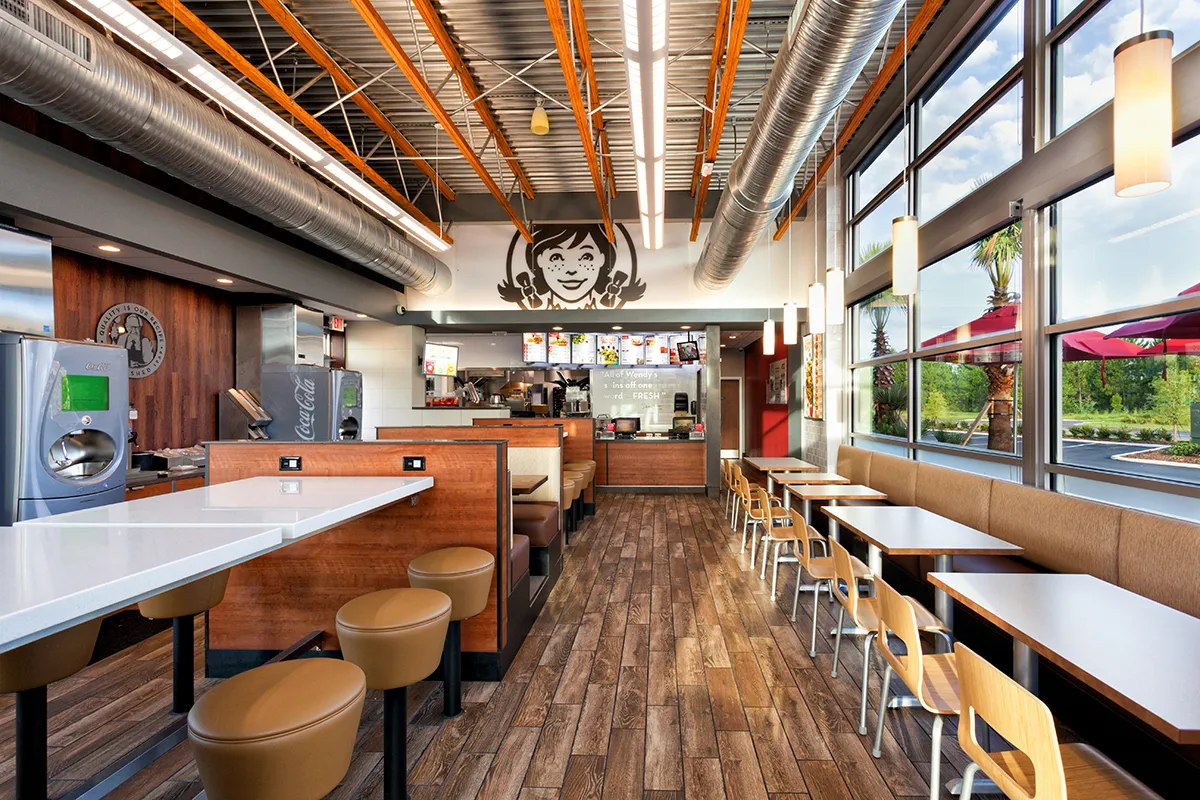 Interior inteligente Wendy's