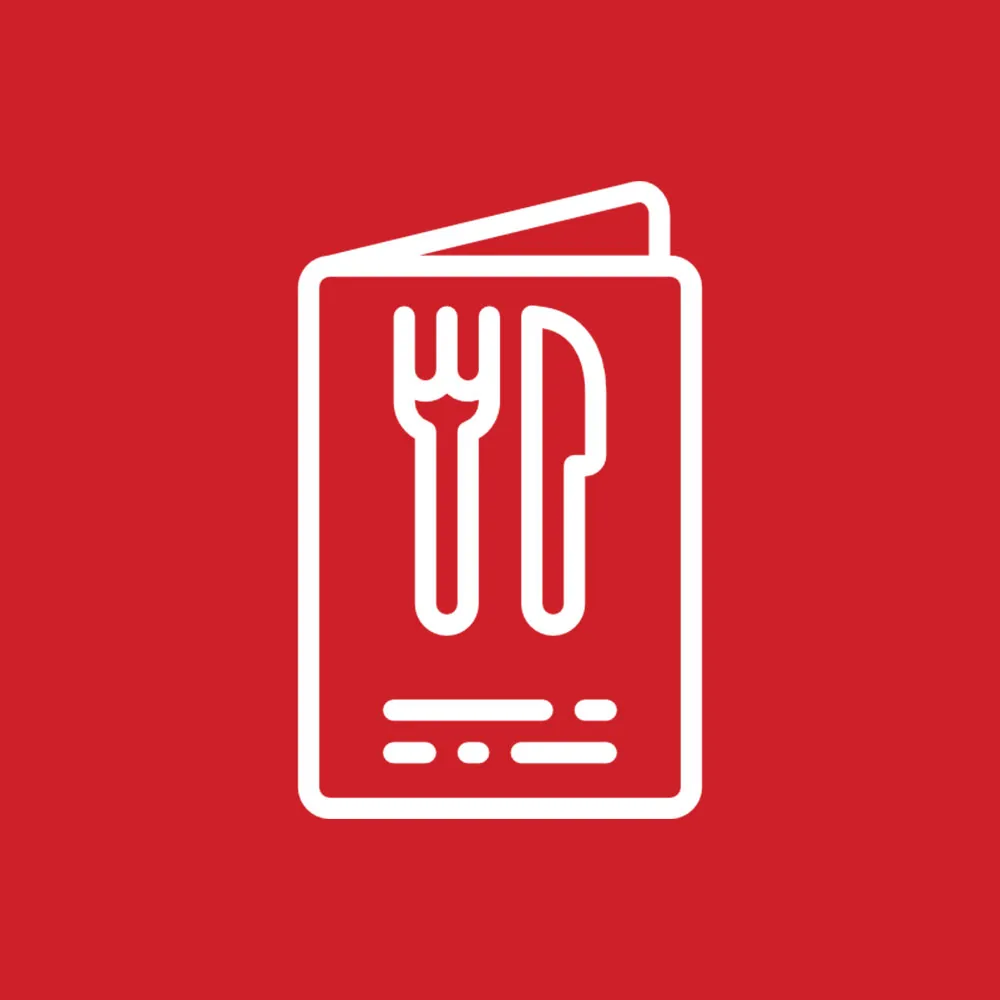 icon of a menu