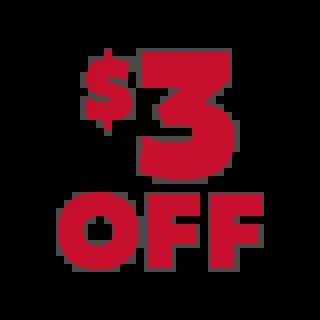 $3 Off $20+ Purchase