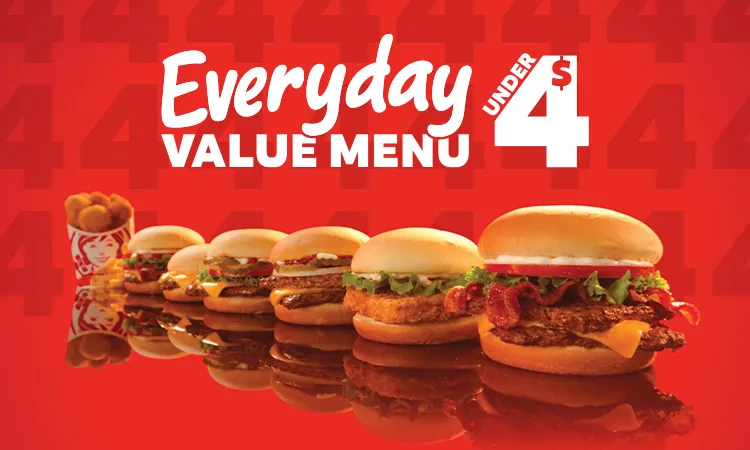 Everyday Value Menu Under $4