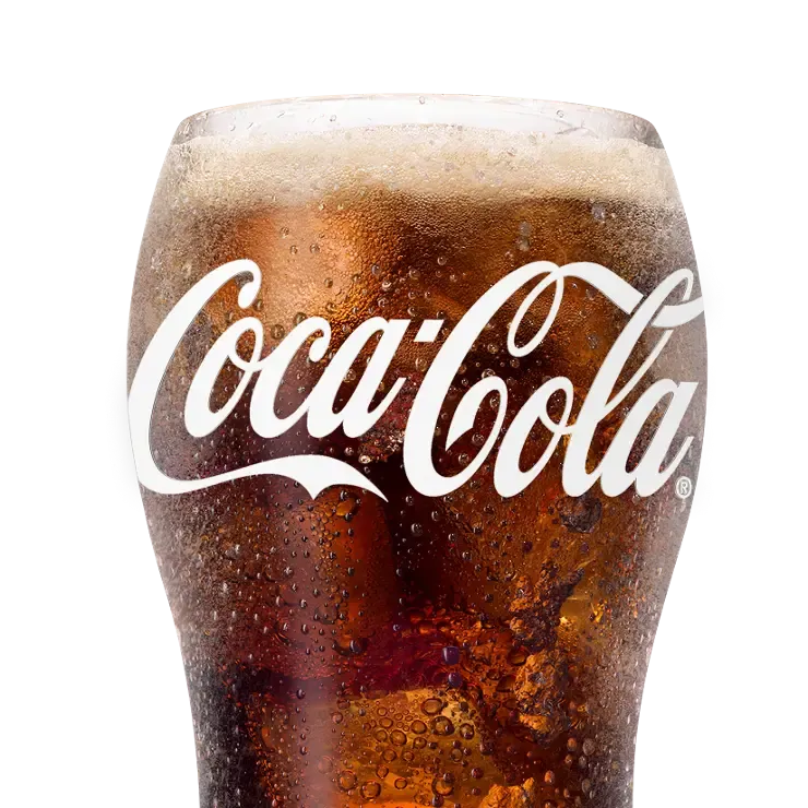 Glass with Coca-Cola