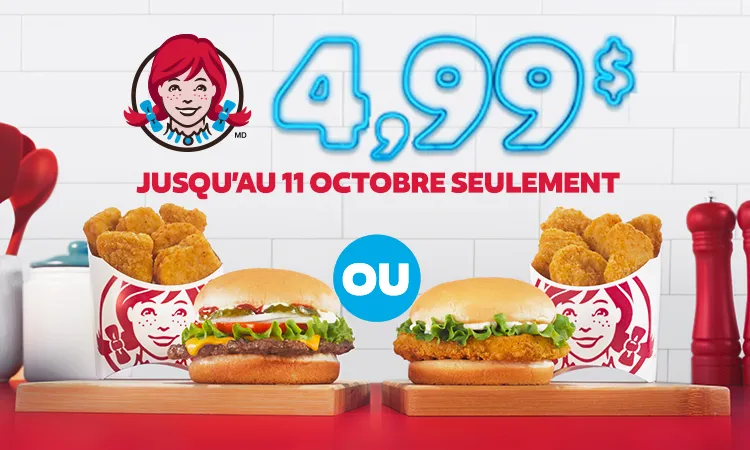 $4.99 jusqu'au 11 octobre seulement