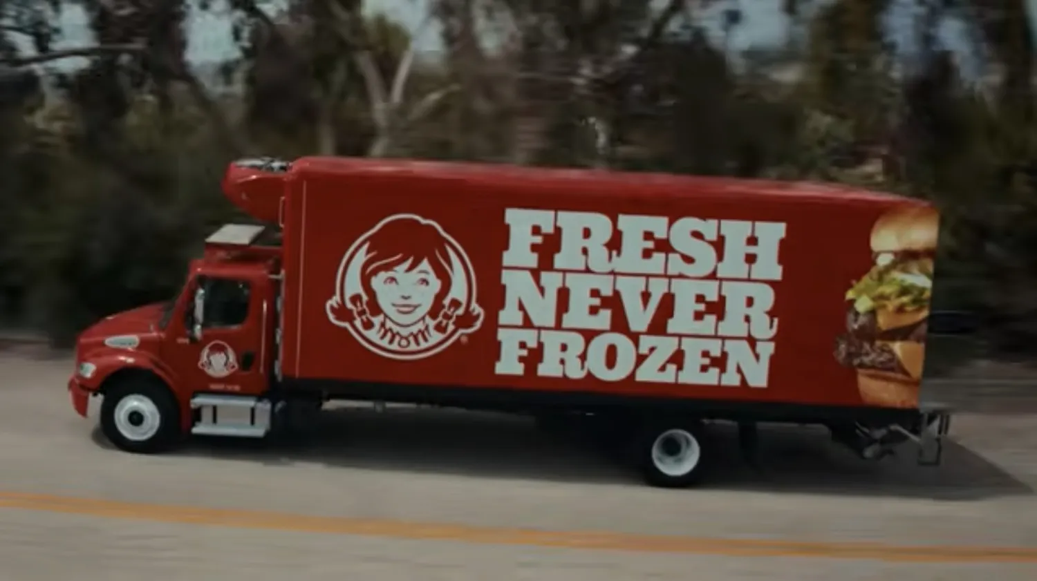 fresh never frozen truck