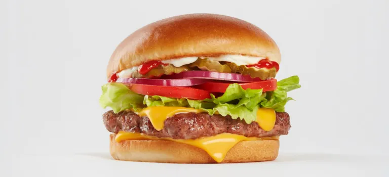single burger mobile