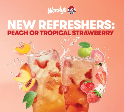 New Refreshers: Peach or Tropical Strawberry