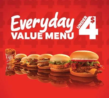 Everyday Value Menu Under $4