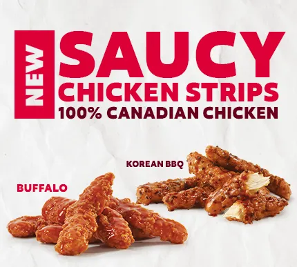 New Saucy Chicken Strips