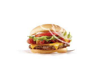 Jr. Bacon Cheeseburger sandwich