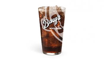 Barq’s Root Beer in a glass
