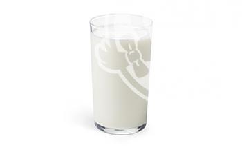 1% Milk in a glass