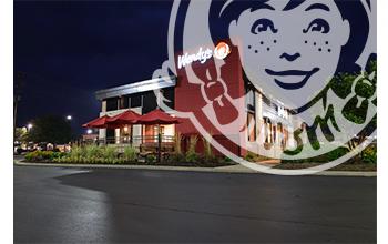 Exterior of Wendy's location