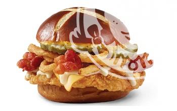Wendy's Pretzel Bacon Pub Classic Chicken