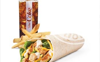 Grilled Chicken Wrap Combo