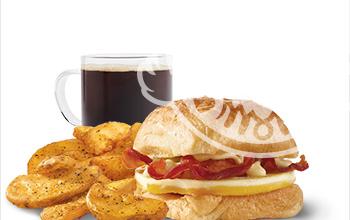 Bacon, Egg &amp; Swiss Croissant Combo