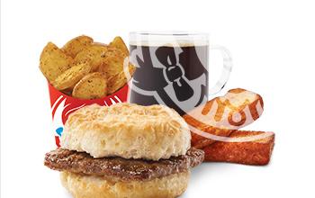 Breakfast Biggie Bundles - Sausage Biscuit + FTS