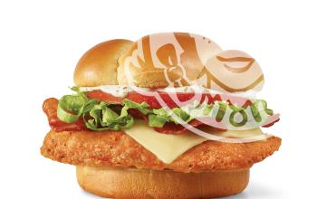 Spicy Asiago Ranch Chicken Club sandwich