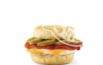 Jalapeño Bacon, Egg, and Cheese Biscuit