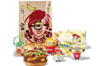Wendy's Minions &amp; Monsters Big Bacon Classic Meal