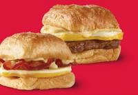 Wendy’s Bacon & Sausage Croissant Sandwiches